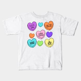 Candy Hearts Kids T-Shirt